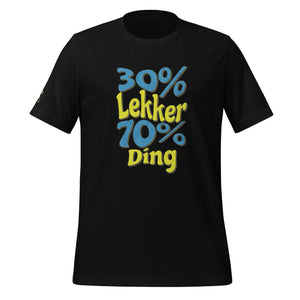 30% lekker 70% Ding