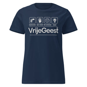 Vrije Geest ( Free spirit) Women’s Fitted t-shirt