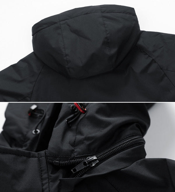 Men's Outdoor Casual Hooded Shell Jacket