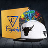 Bull Snapback - White/Black