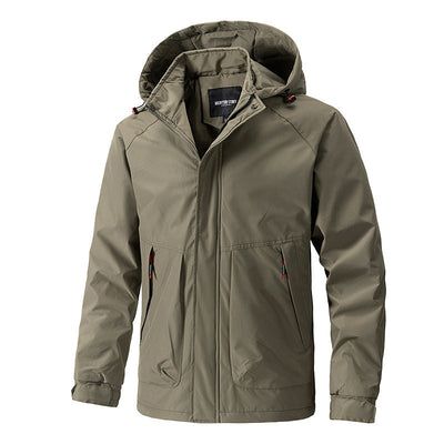 Men's Outdoor Casual Hooded Shell Jacket
