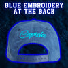 Blue Samurai Snapback - Suede/Golden Thread