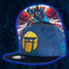 Blue Samurai Snapback - Suede/Golden Thread