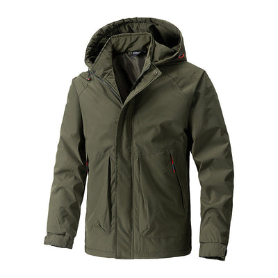 Men's Outdoor Casual Hooded Shell Jacket