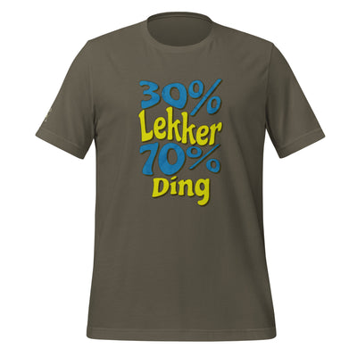 30% lekker 70% Ding