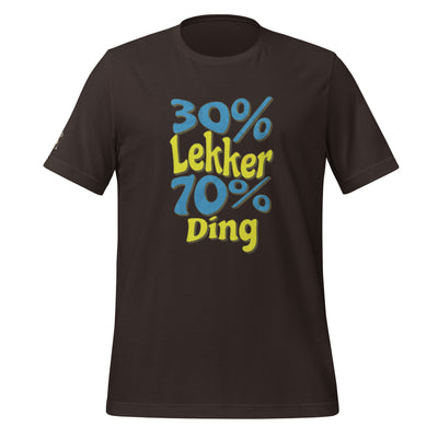 30% lekker 70% Ding