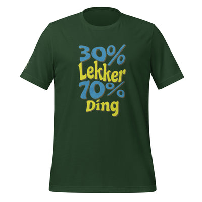 30% lekker 70% Ding