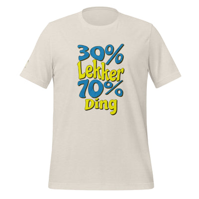 30% lekker 70% Ding