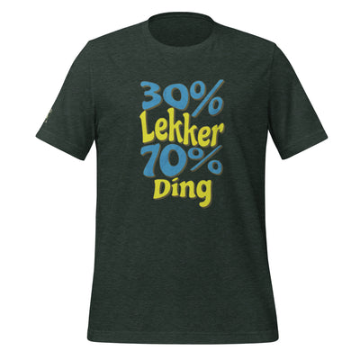 30% lekker 70% Ding