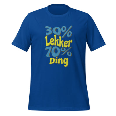 30% lekker 70% Ding